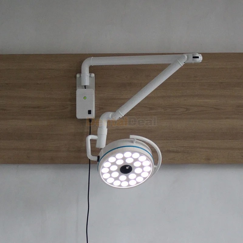 72W Wall-Mounted Dental Surgical Lamp 24 LEDs Dental Shadowless Operating Light